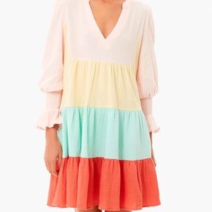 Tuckernuck Sorbet Colorblock Lightweight Gauze Kenzo Dress Multiple Sizes NWOT